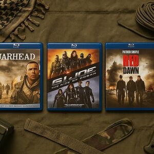 Blu-ray Movie Bundle – Military Action (Set of 3)